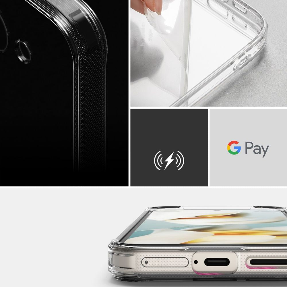 Ringke Fusion MagSafe Pixel 9a Case – პრემიუმ კლასი გამჭირვალე ქეისი (keisi), დამზადებული მტკიცე პოლიკარბონატის მასალისგან ჩასადები დიზაინით.