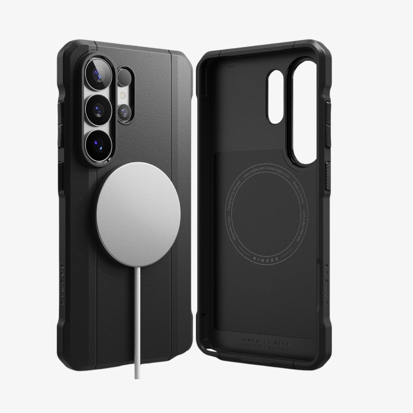 Ringke Onyx Alfa MagSafe ქეისი Galaxy S26 Ultra სასიამოვნო ტექსტურით