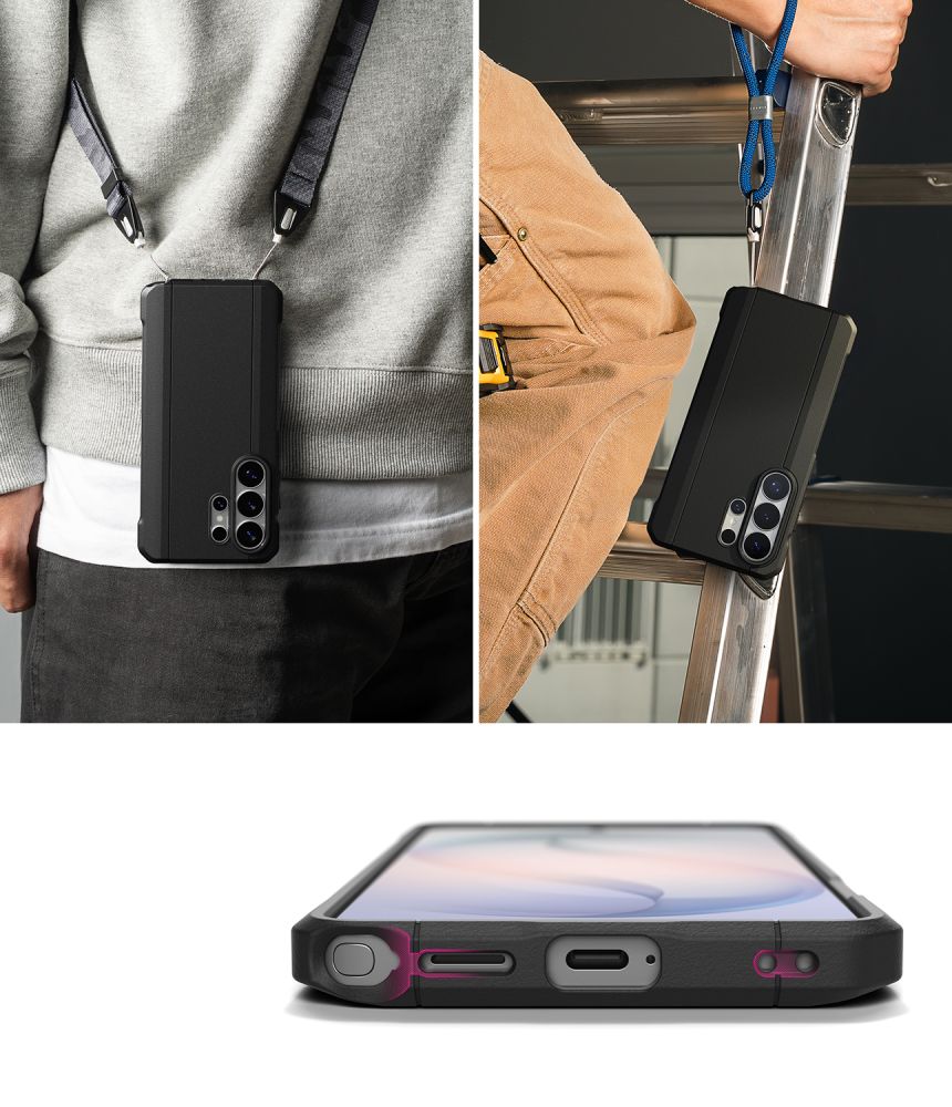 Ringke Onyx Alfa MagSafe ქეისი Galaxy S26 Ultra სასიამოვნო ტექსტურით