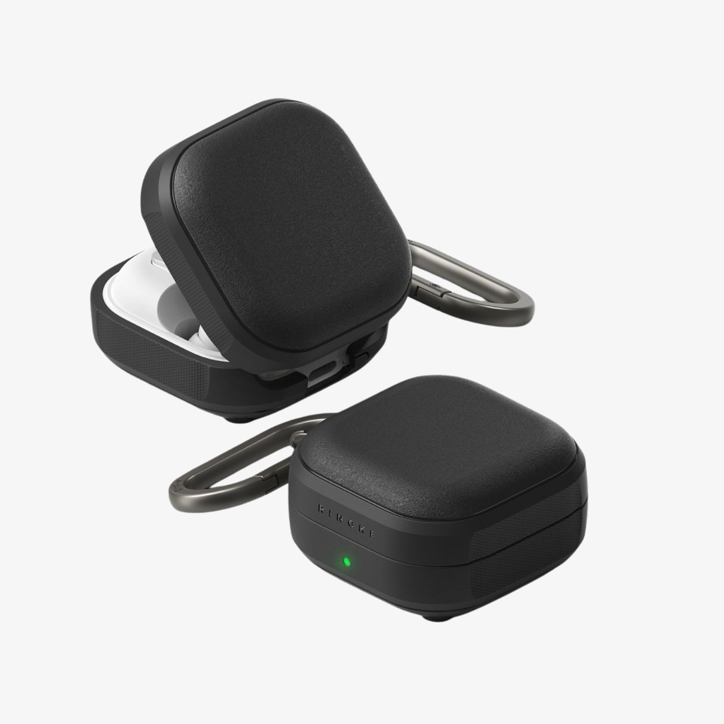 გამძლე ჩასადები Ringke Onyx Galaxy Buds 4 უსადენო დამტენის მხარდაჭერით