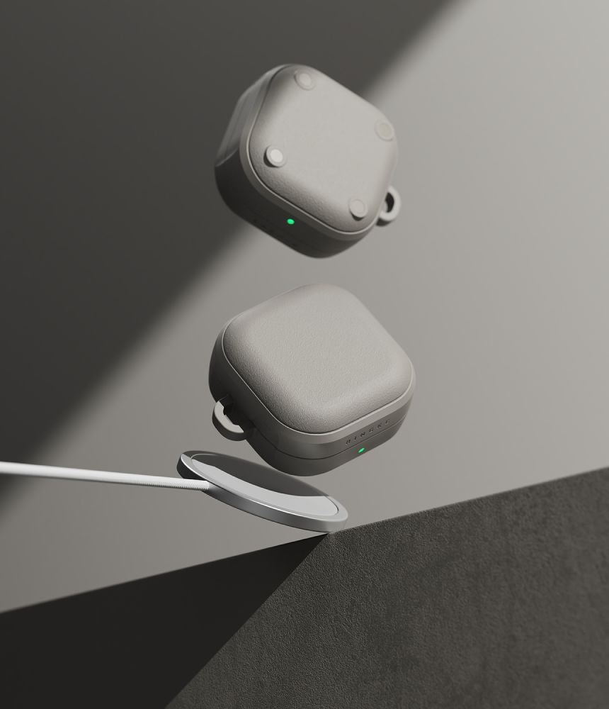 გამძლე ჩასადები Ringke Onyx Galaxy Buds 4 უსადენო დამტენის მხარდაჭერით