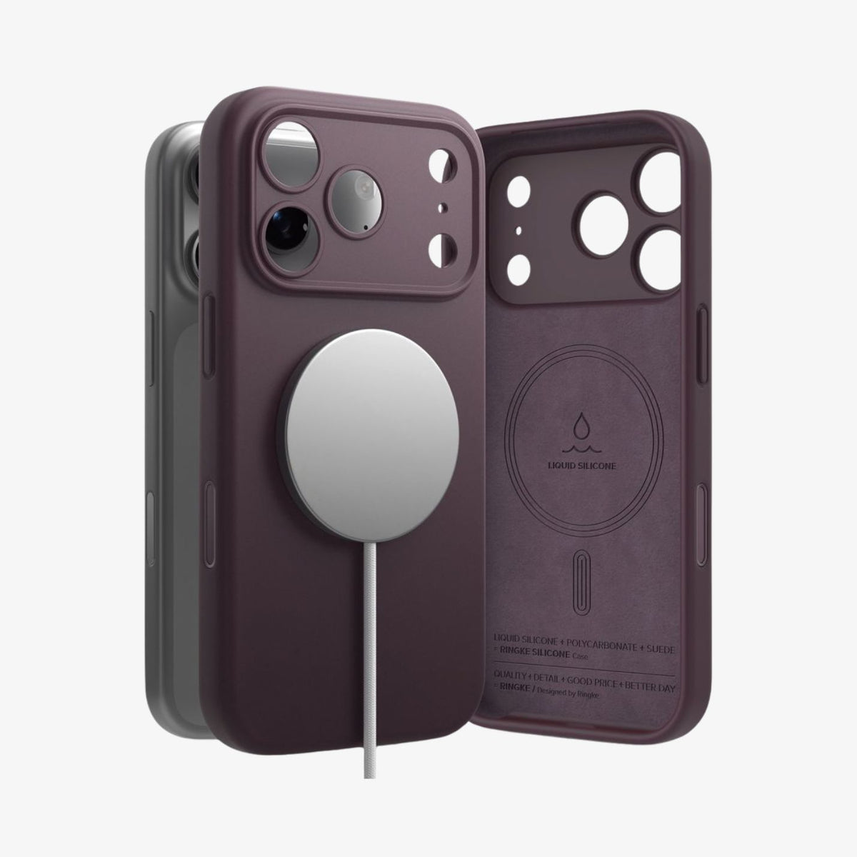 iPhone 18 Pro ქეისი Ringke Silicone MagSafe საიმედო დაცვით