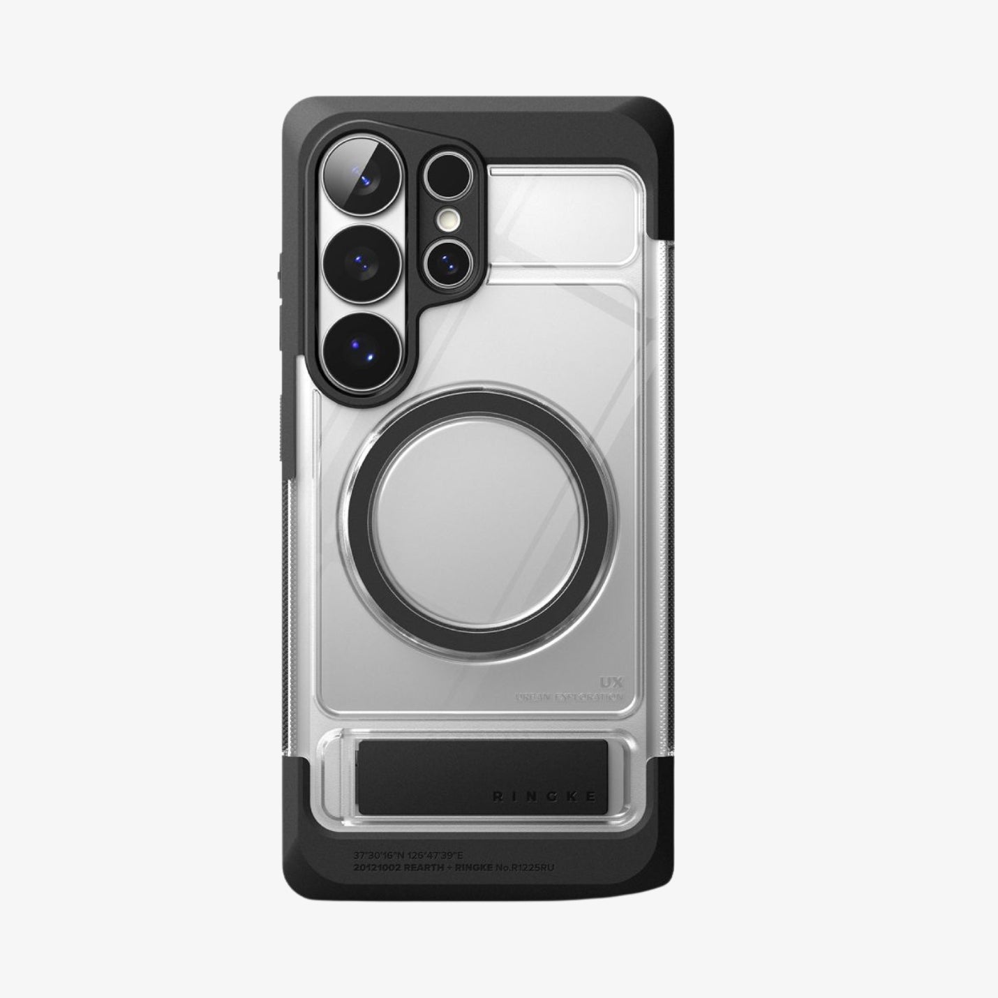 Galaxy S26 Ultra ჩასადები Ringke UX მაგსეიფით და დაცვით