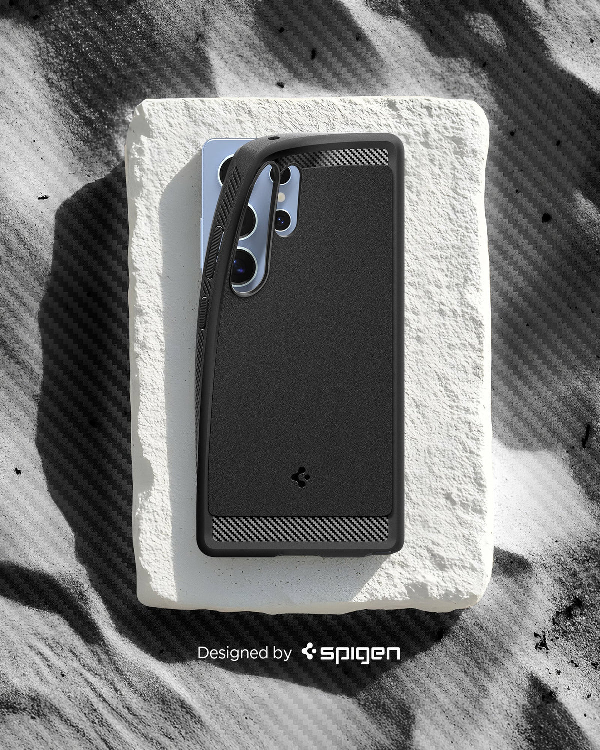 MagSafe თავსებადი Rugged Armor ჩასადები Galaxy S25 Ultra დაცვისთვის