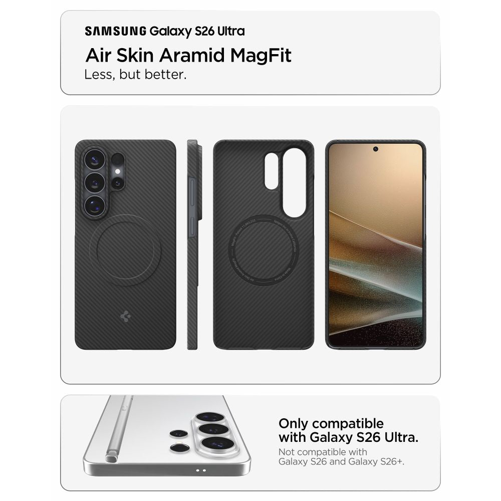 არამიდის ბოჭკოს ჩასადები Spigen AirSkin Galaxy S26 Ultra-ისთვის