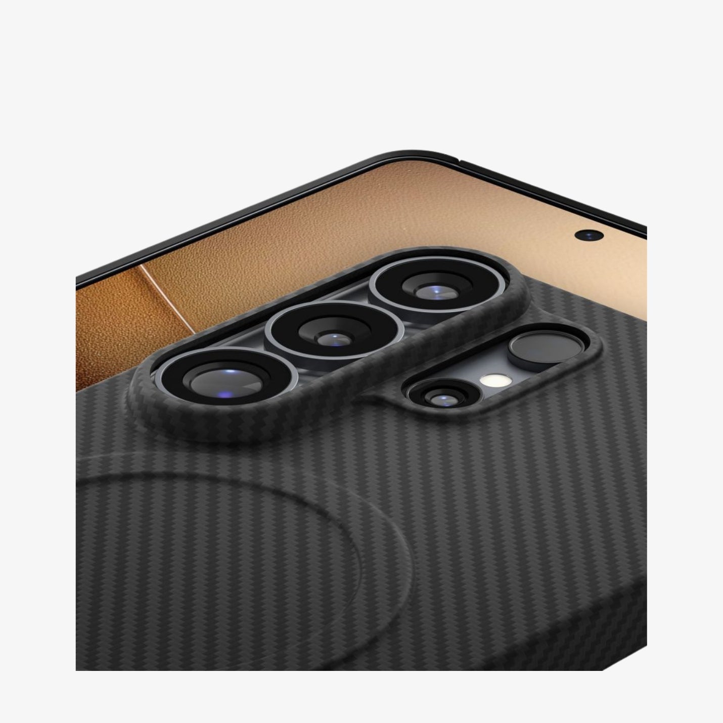 კარბონის ტექსტურის Spigen AirSkin Aramid ქეისი Galaxy S26 Ultra