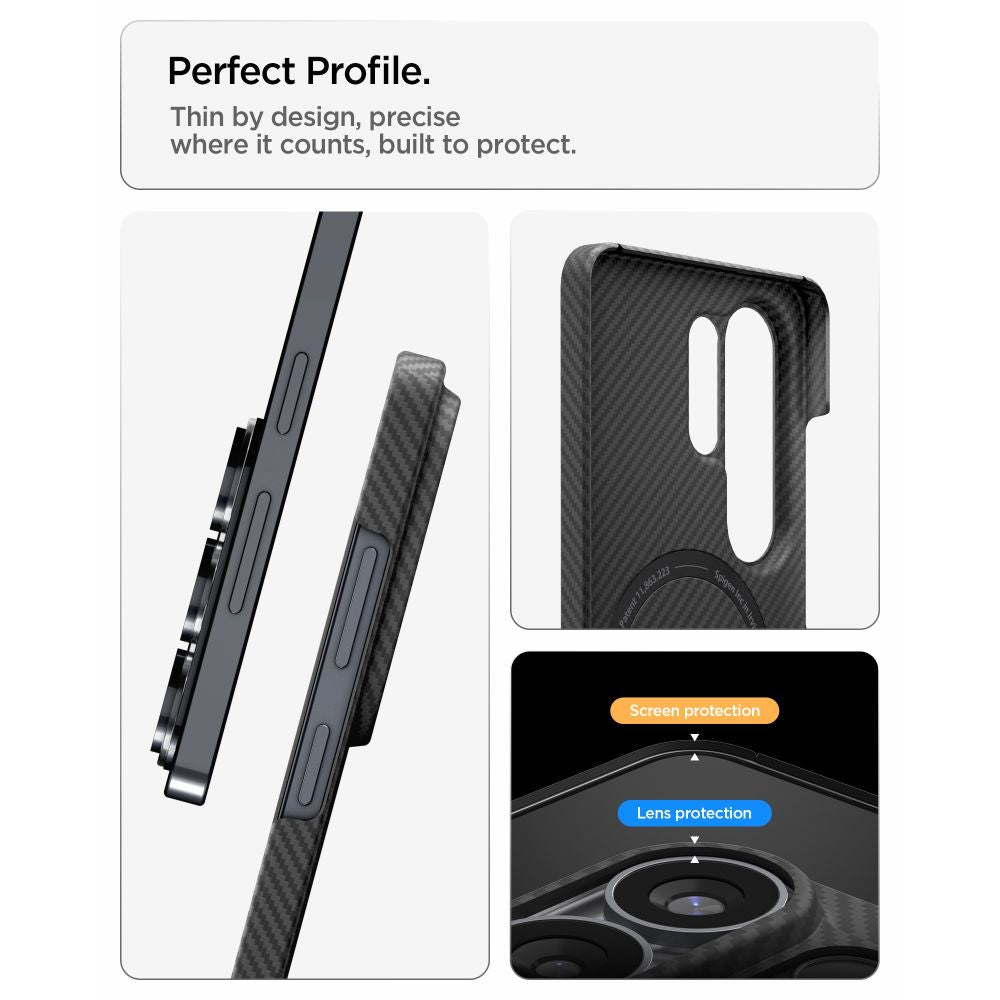 MagSafe თავსებადი Spigen AirSkin Aramid ჩასადები Galaxy S26 Ultra