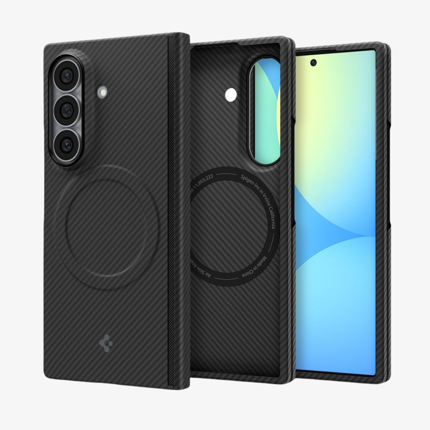 Spigen AirSkin Aramid Magsafe ჩასადები Galaxy Z Fold 8 Ultra-ისთვის