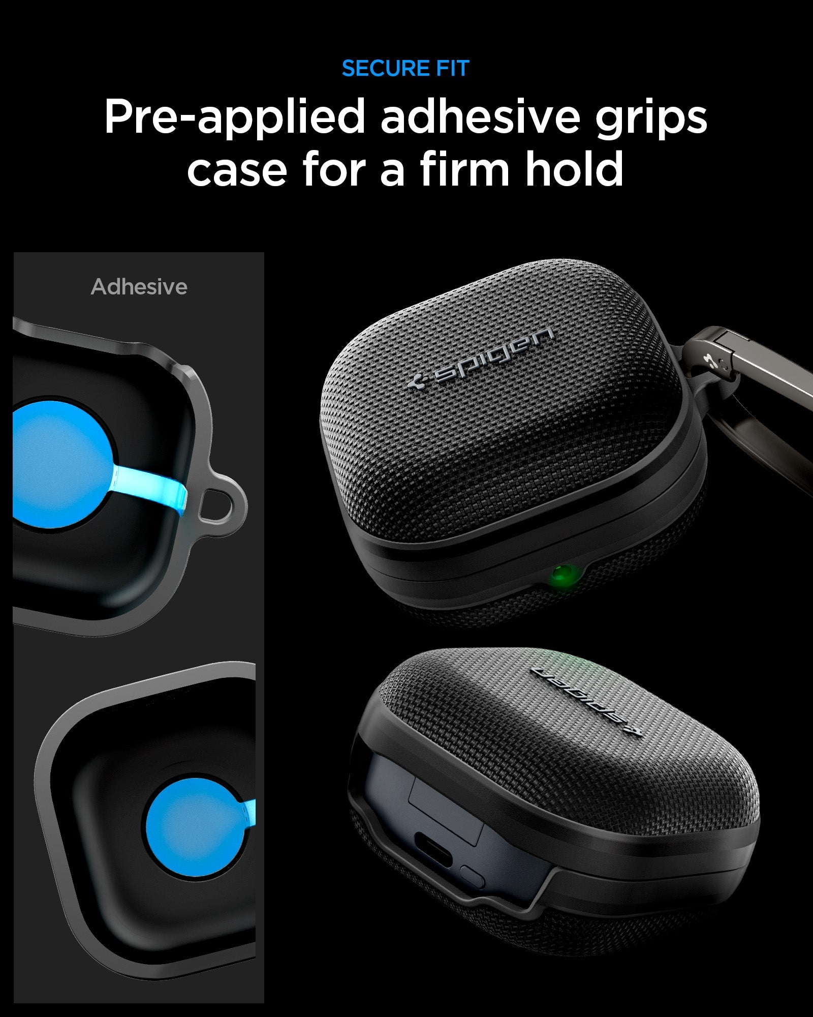 Spigen Classic Fit ქეისი Galaxy Buds 4 / 4 Pro ყოველდღიური დაცვისთვის