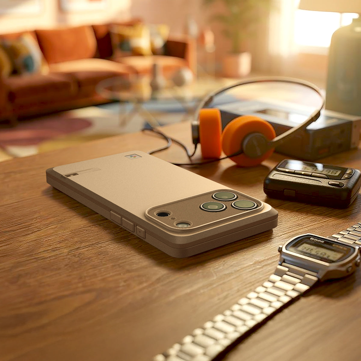 Spigen Classic LS MagSafe ქეისი iPhone 17 Pro ძველო სტილის დიზაინით