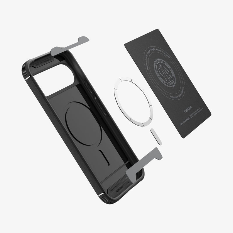 Spigen Core Armor MagFit ჩასადები ქეისი Pixel 10 Pro XL-ისთვის, კომფორტული დიზაინით, დაცვა და magsafe მაგსეიფი აქსესუარების მხარდაჭერით