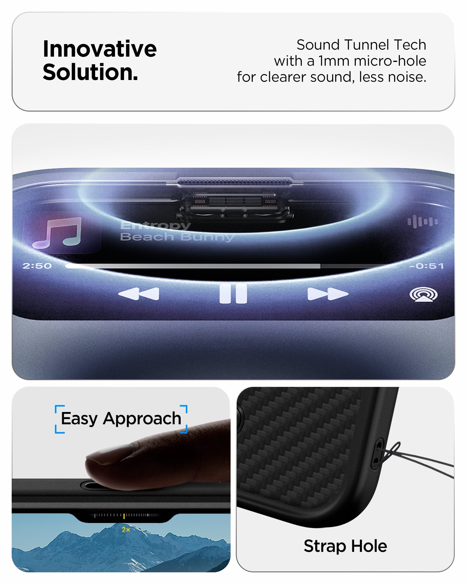 ქეისი Spigen Enzo Aramid "T" MagSafe iPhone 17 Pro – პრემიუმ ხარისხის, დაცვაზე ორიენტირებული ჩასადები სამხედრო ხარისხის არამიდის ბოჭკოთი და კამერის ღილაკის დაცვით.