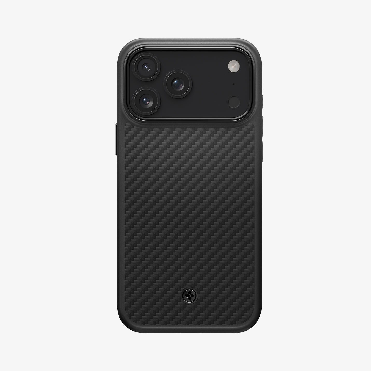 ქეისი Spigen Enzo Aramid "T" MagSafe iPhone 17 Pro Max – პრემიუმ ხარისხის, დაცვაზე ორიენტირებული ჩასადები სამხედრო ხარისხის არამიდის ბოჭკოთი და კამერის ღილაკის დაცვით.