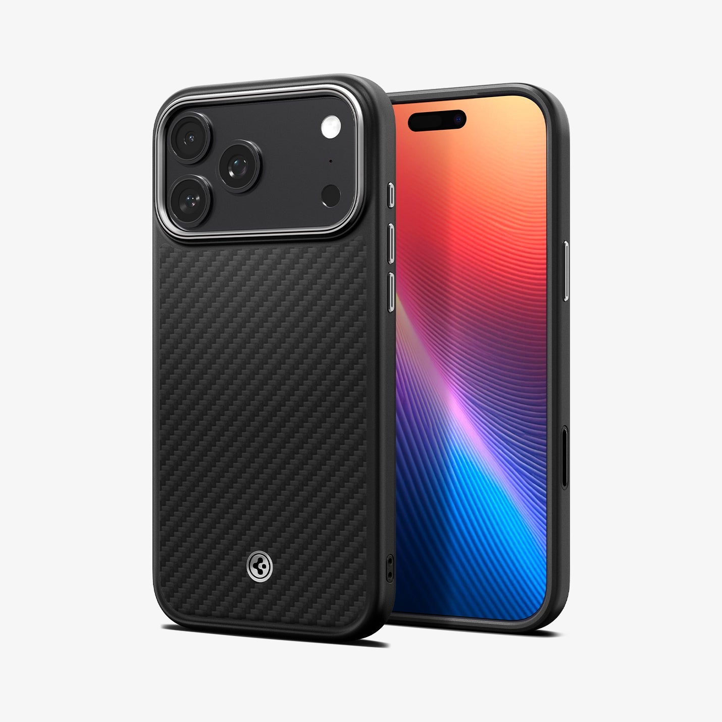 Spigen Enzo Aramid T MagSafe ჩასადები iPhone 18 Pro Max დაცვისთვის