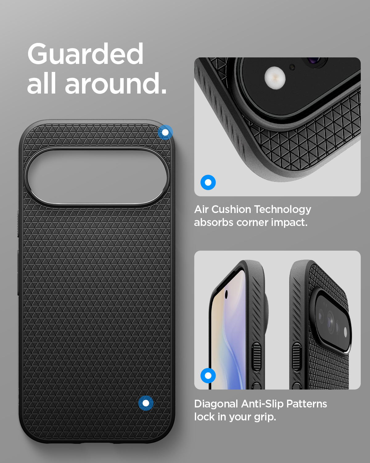 Spigen Liquid Air MagFit ქეისი Pixel 11 Pro თხელი დიზაინით
