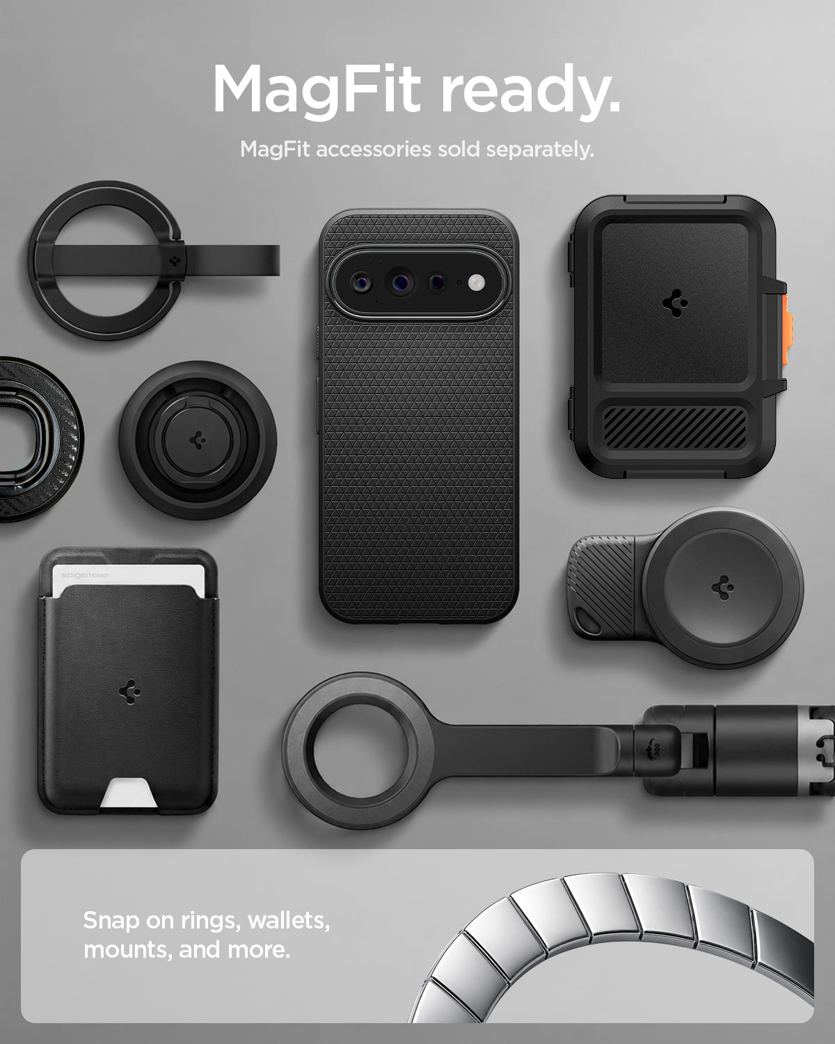 Spigen Liquid Air MagFit ქეისი Pixel 11 Pro XL თხელი დიზაინით