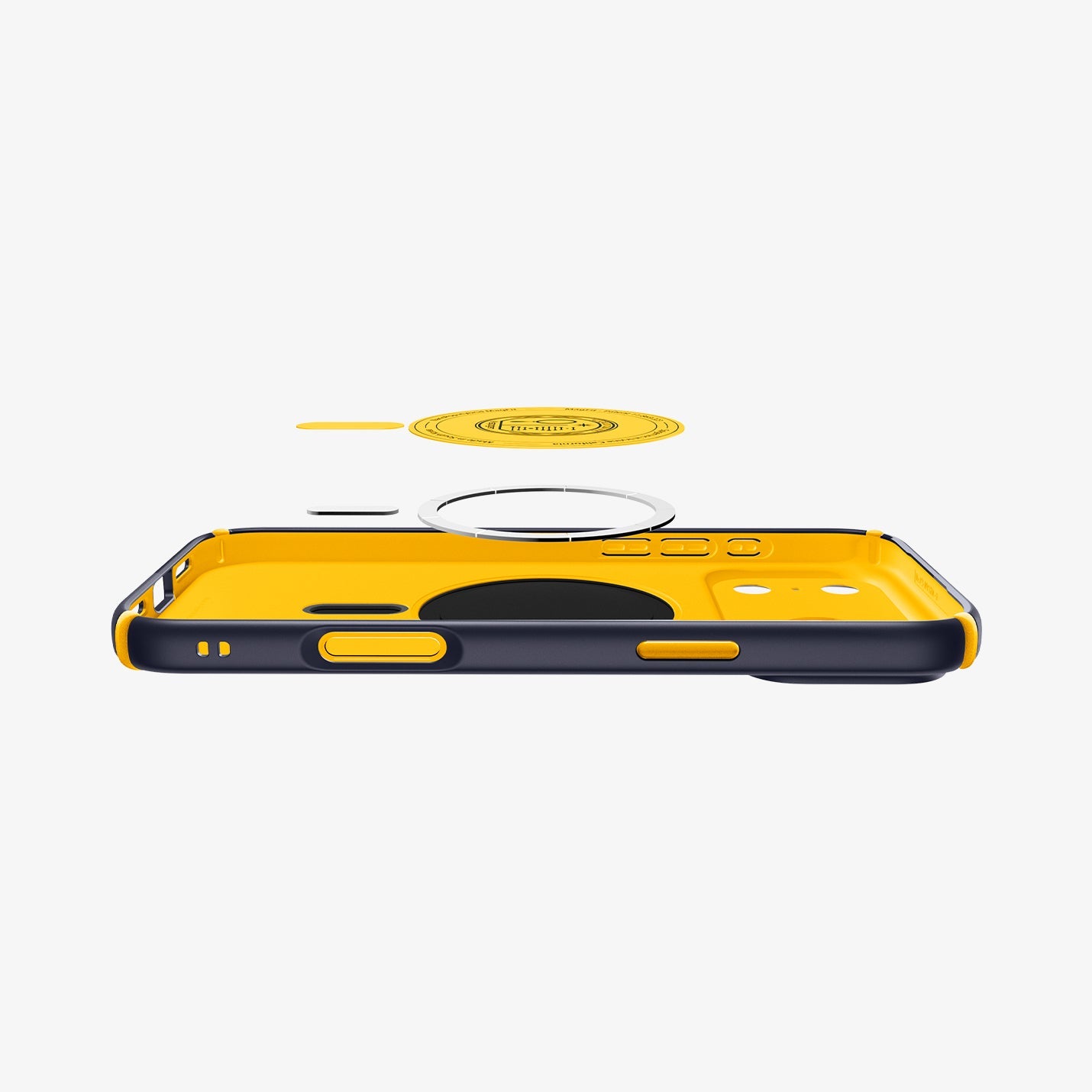 Spigen სილიკონის ქეისი MagSafe ფუნქციით და კამერის ღილაკის დაცვით – პრემიუმ ჩასადები iPhone 17 Pro-სთვის.