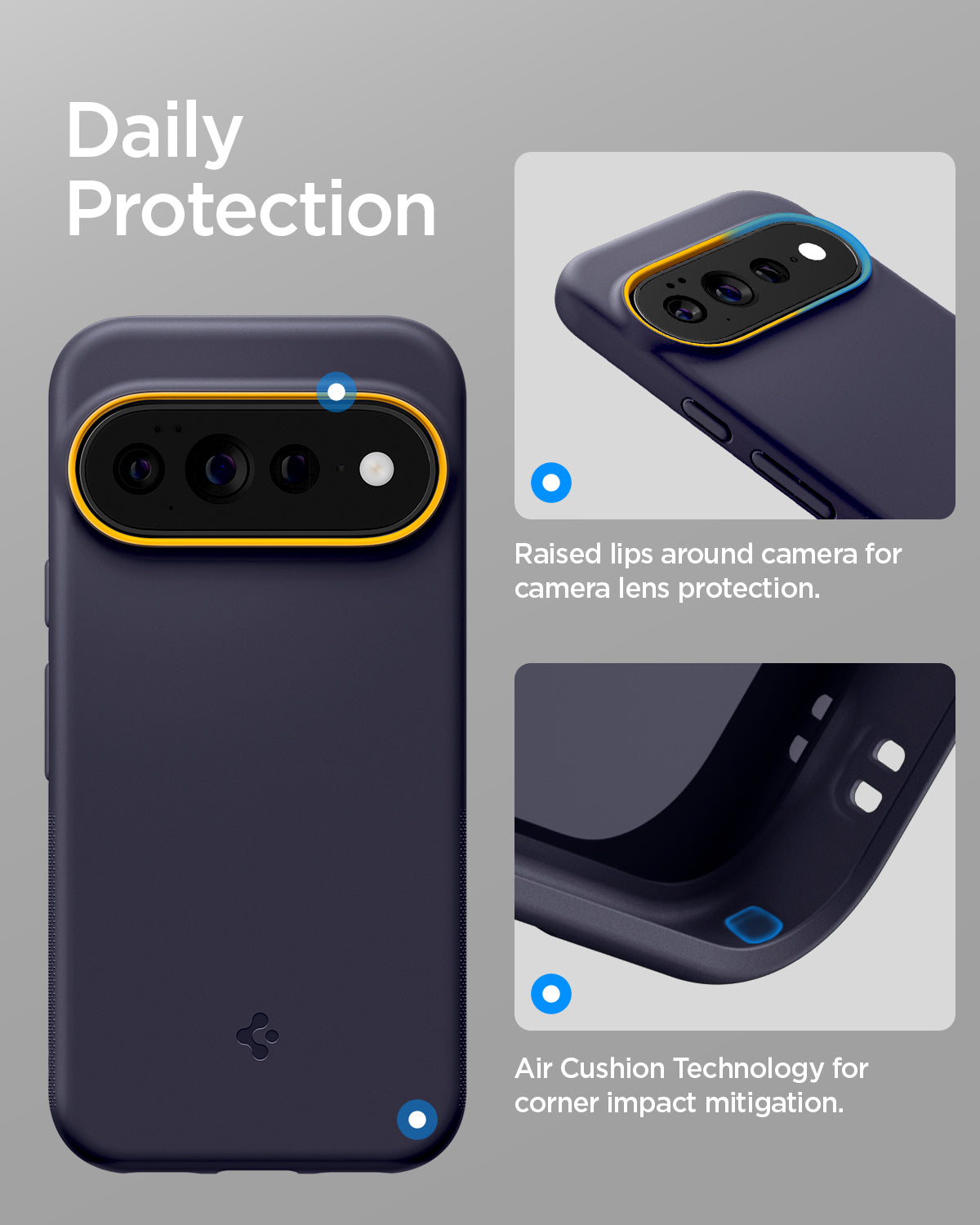 Spigen Nano Pop MagFit ჩასადები Pixel 11 Pro საიმედო დაცვით