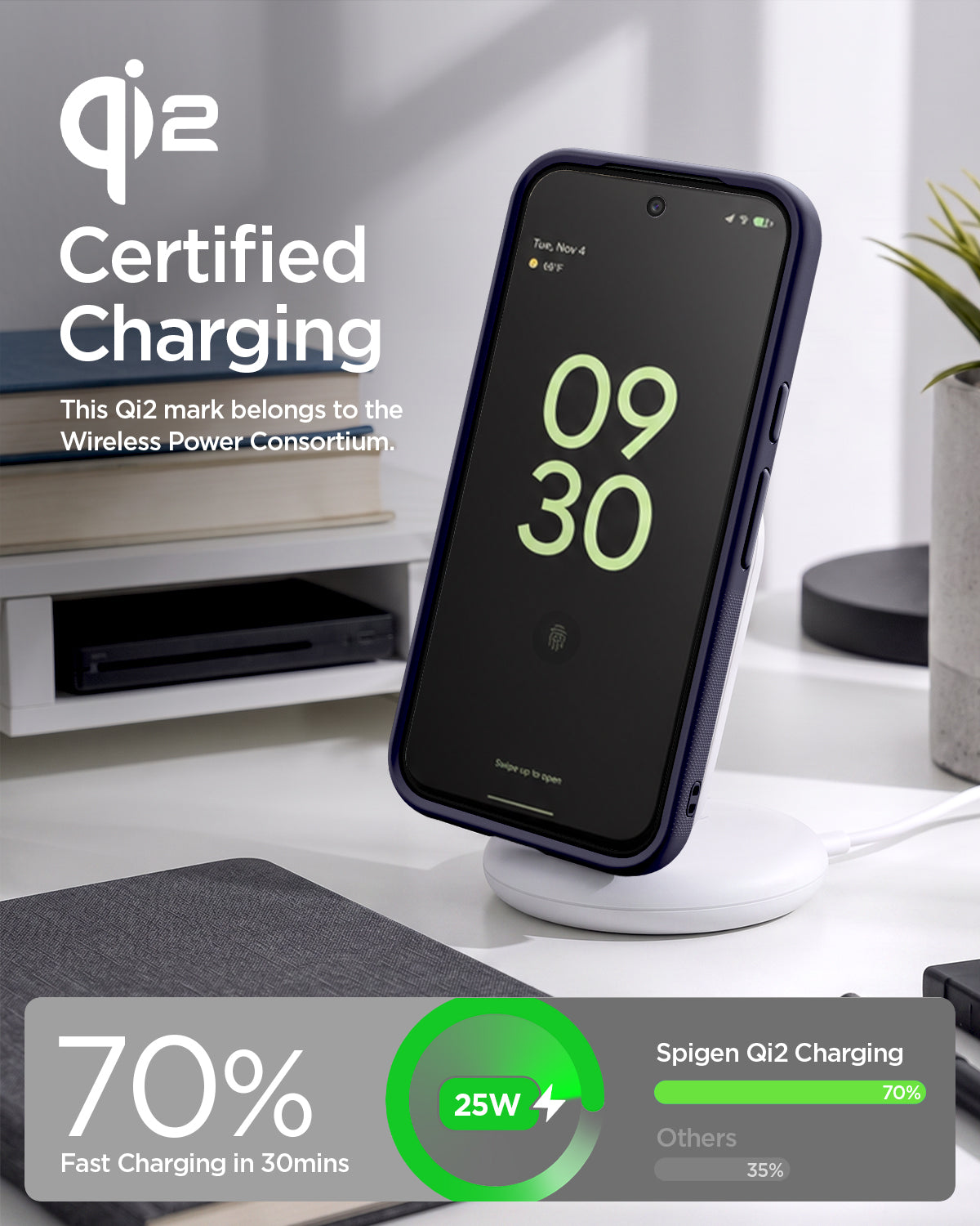 Spigen Nano Pop MagFit ქეისი Pixel 11 Pro XL MagSafe მხარდაჭერით