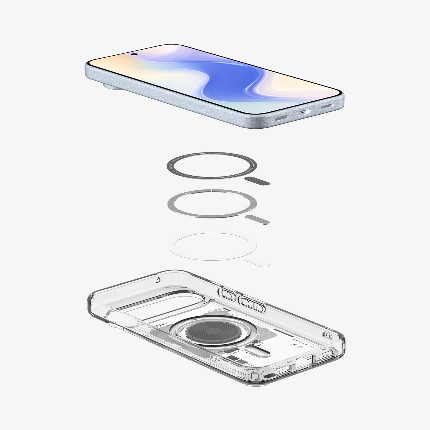გამჭვირვალე და მაღალი ხარისხის Spigen-ის ქეისი Pixel 10-სთვის – განსხვავებული ვიზუალი, პრემიუმ ჩასადები Magfit დიზაინით, რომელიც სრულად თავსებადია მაგსეიფი (MagSafe) და Qi2 ტექნოლოგიებთან. Clear and premium quality Pixel 10 case – unique visual, durable Magfit cover compatible with MagSafe and Qi2 for reliable protection and elegant style.