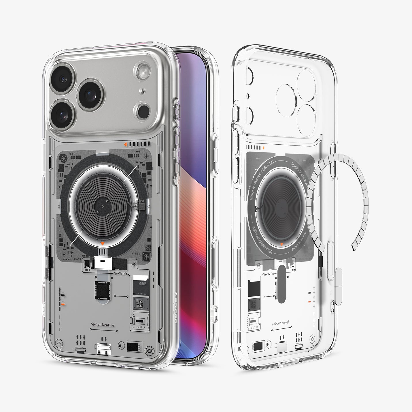 ქეისი Spigen Neo One With MagSafe iPhone 17 Pro – პრემიუმ ხარისხის ჩასადები, განსხვავებული დიზაინით და კამერის ღილაკის დაცვით.