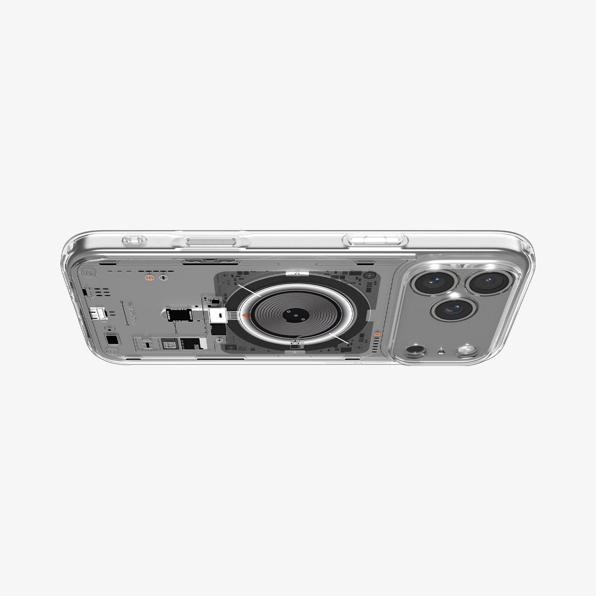 iPhone 18 Pro ჩასადები Spigen Neo One მაგსეიფით და განსხვავებული ვიზუალით