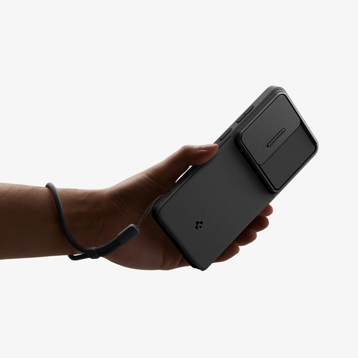 Spigen Optik Armor ქეისი სასიამოვნო ტექსტურით და ძლიერი დაცვით