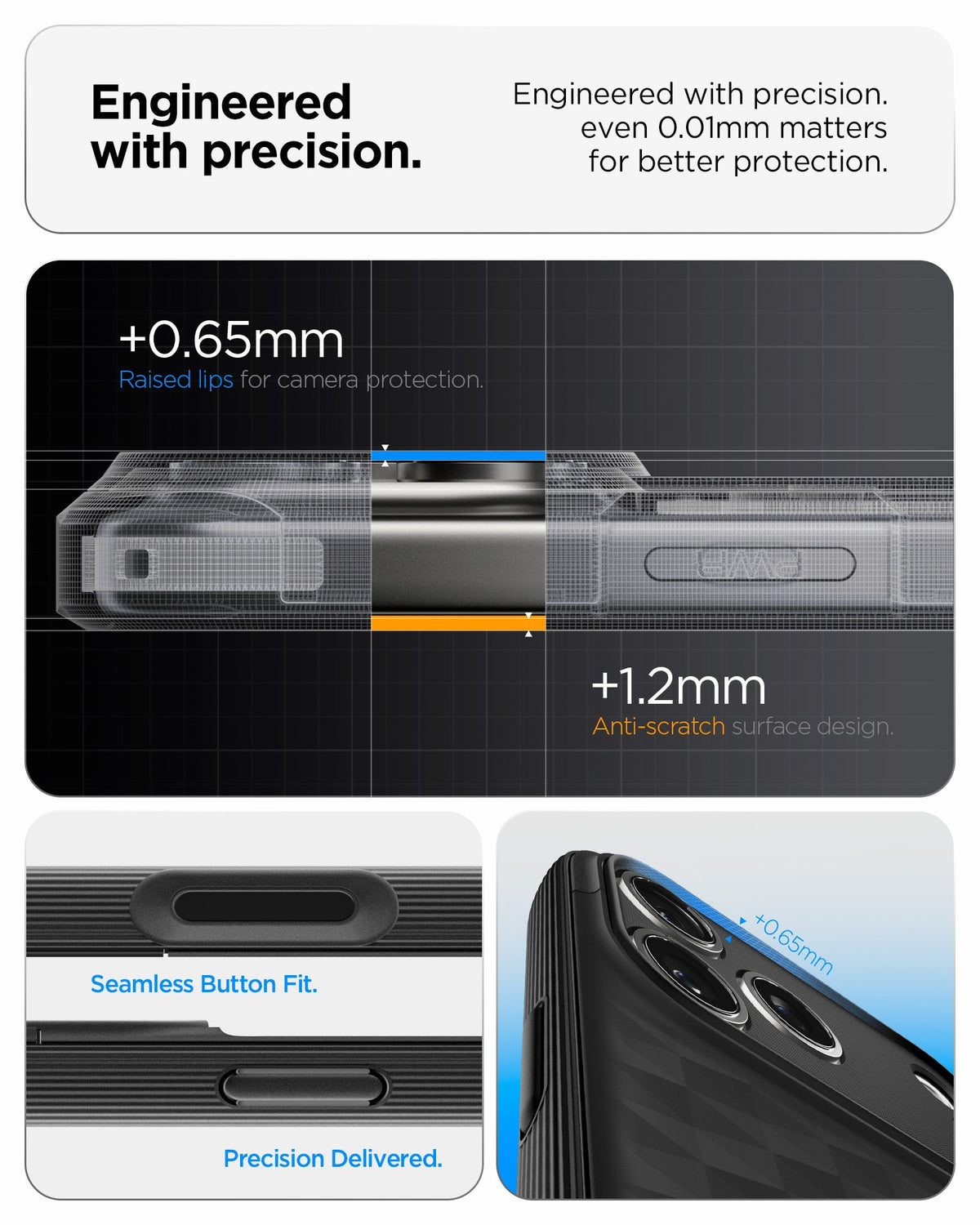 Spigen Parallax S MagSafe სასიამოვნო ჩასადები iPhone 18 Pro-ისთვის