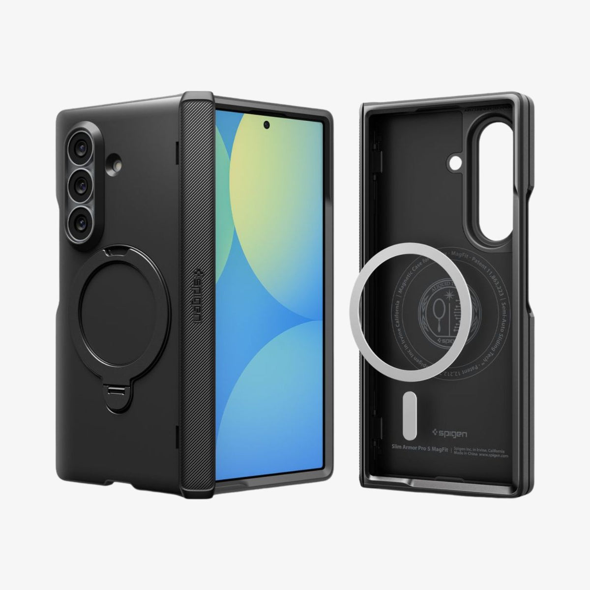 Spigen Slim Armor Pro S ქეისი Galaxy Z Fold 8 Ultra სადგამის ფუნქციით