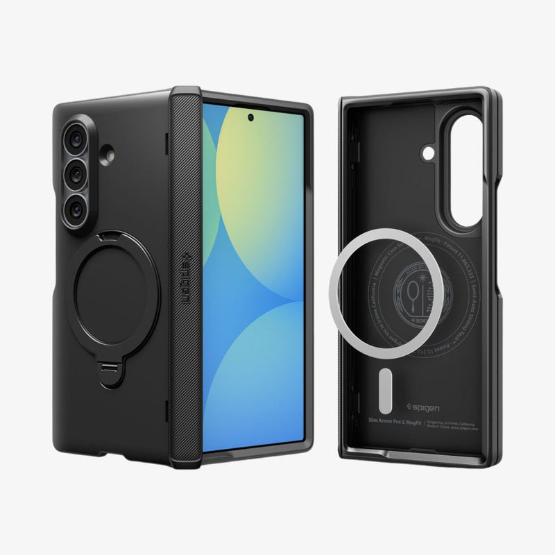Spigen Slim Armor Pro S ქეისი Galaxy Z Fold 8 Ultra სადგამის ფუნქციით