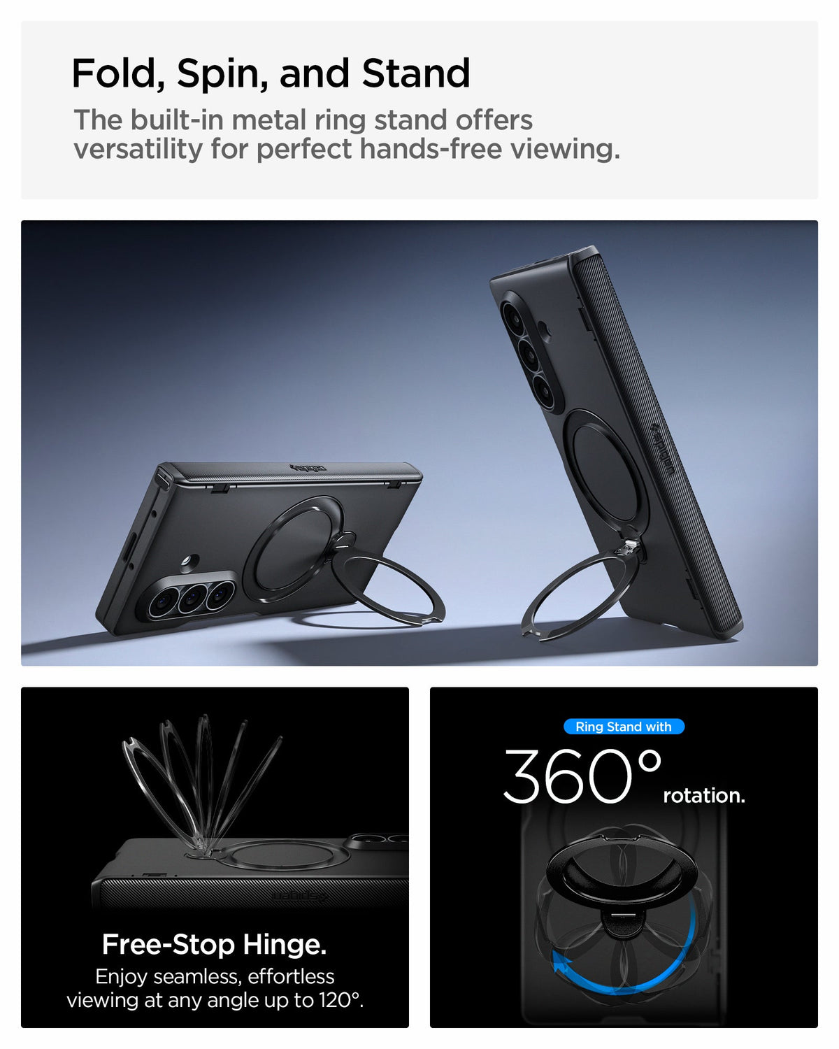 Spigen Slim Armor Pro S ჩასადები Galaxy Z Fold 8 Ultra მაგსეიფის მხარდაჭერით