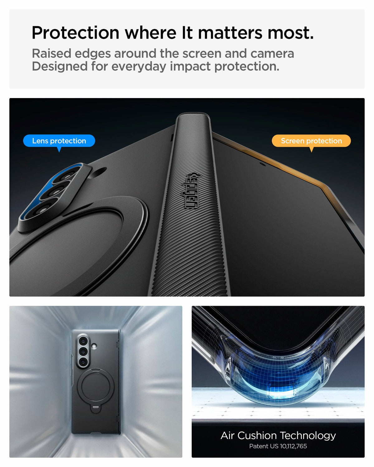 Spigen Slim Armor Pro S MagSafe ქეისი Galaxy Z Fold 8 Ultra ულტრა დაცვით