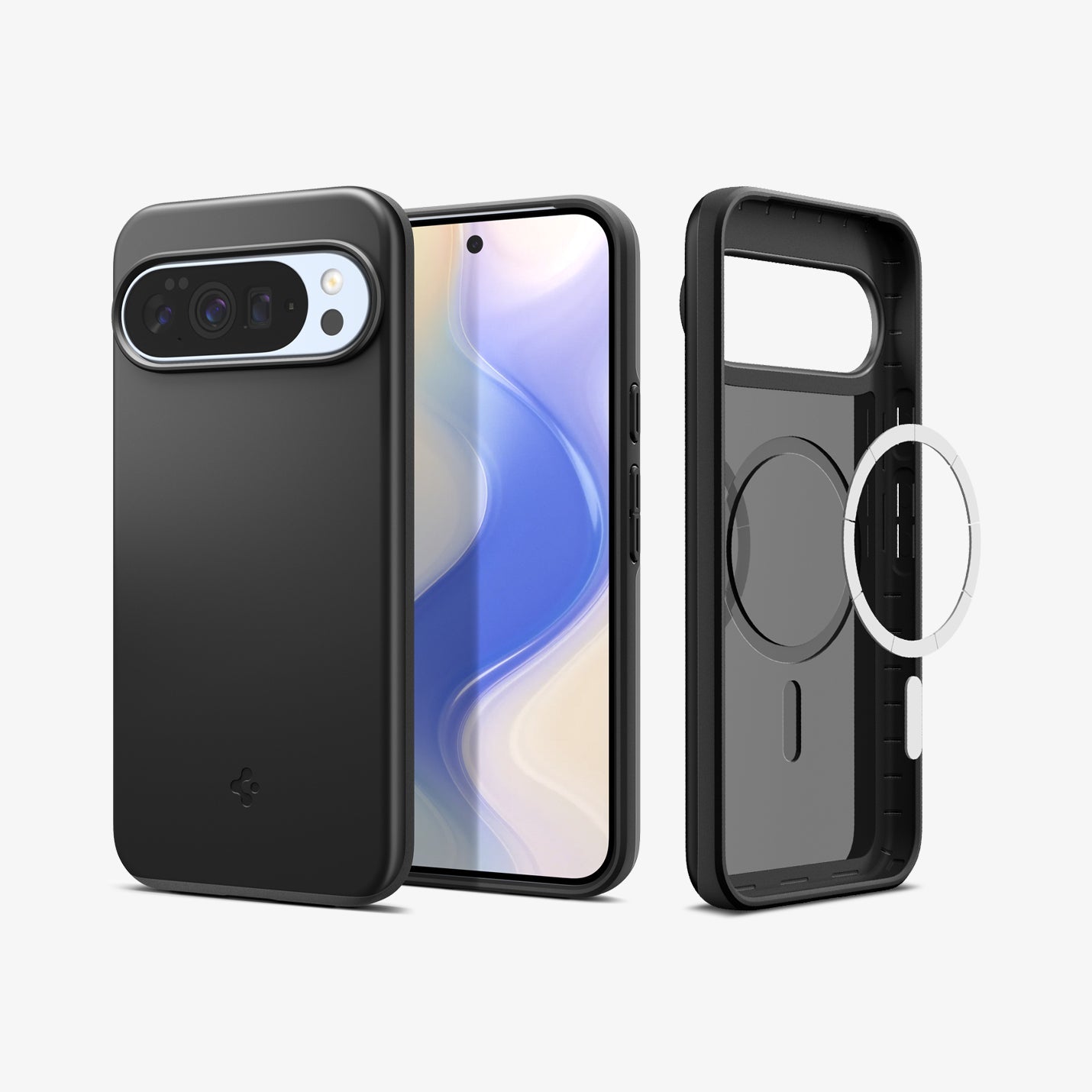 თხელი და პრემიუმ კლასის ქეისი Pixel 10 Pro ტელეფონისთვის – Magfit დიზაინით შექმნილი ჩასადები, რომელიც სრულად თავსებადია MagSafe და Qi2 ტექნოლოგიებთან. This slim and premium class Pixel 10 Pro case with Magfit design offers perfect compatibility with MagSafe and Qi2, providing durable protection in a stylish cover.