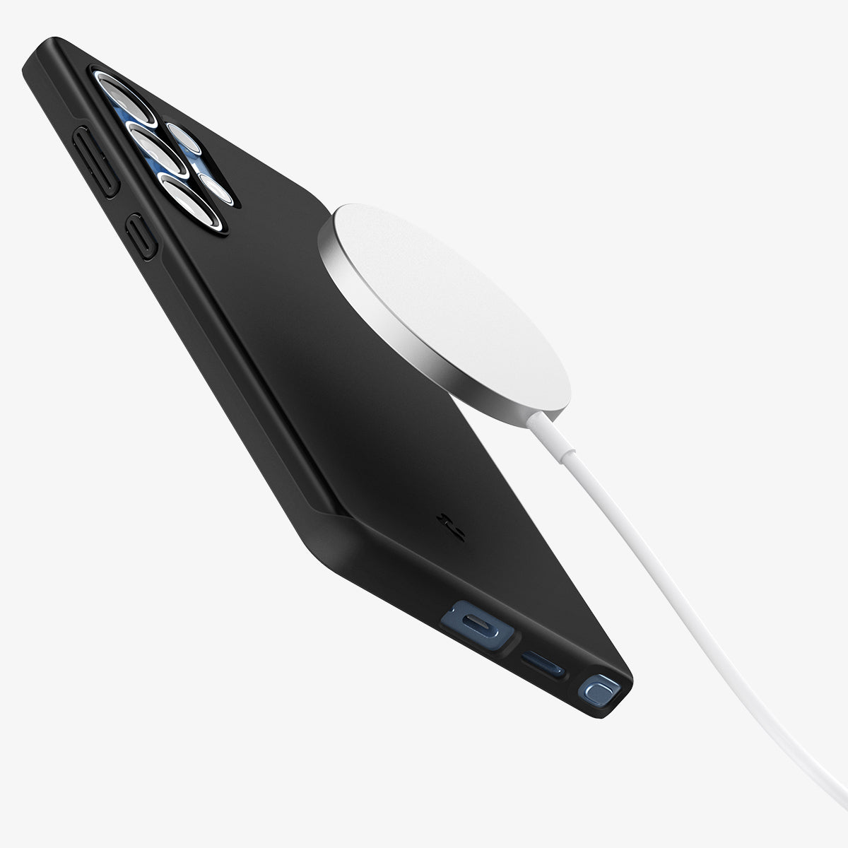 Spigen Thin Fit MagSafe ქეისი სამსუნგ ს25 ულტრასთვის, ულტრა თხელი დიზაინით, პრემიუმ ხარისხით და MagSafe თავსებადობით მაქსიმალური დაცვისთვის. Galaxy S25 Ultra Case Thin Case, მაგსეიფის მხარდაჭერით
