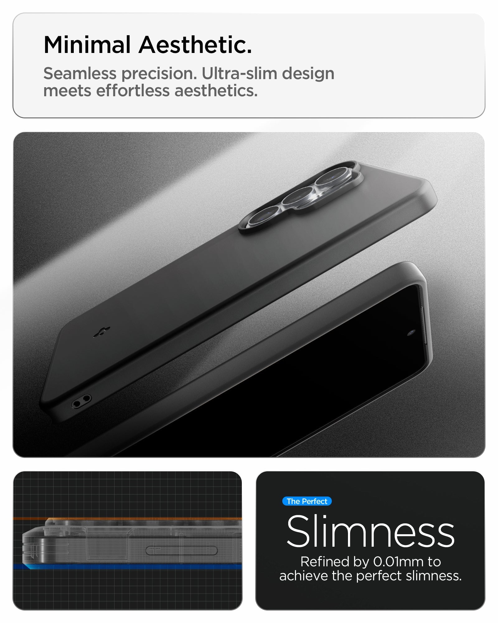 Spigen Thin Fit MagSafe ქეისი Galaxy S26 Ultra თხელი დიზაინით
