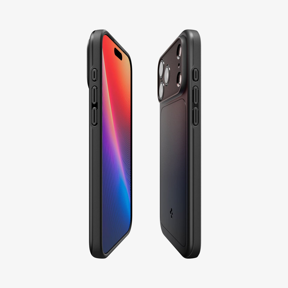 MagSafe თავსებადი Spigen Thin Fit შავი ჩასადები iPhone 18 Pro-ისთვის