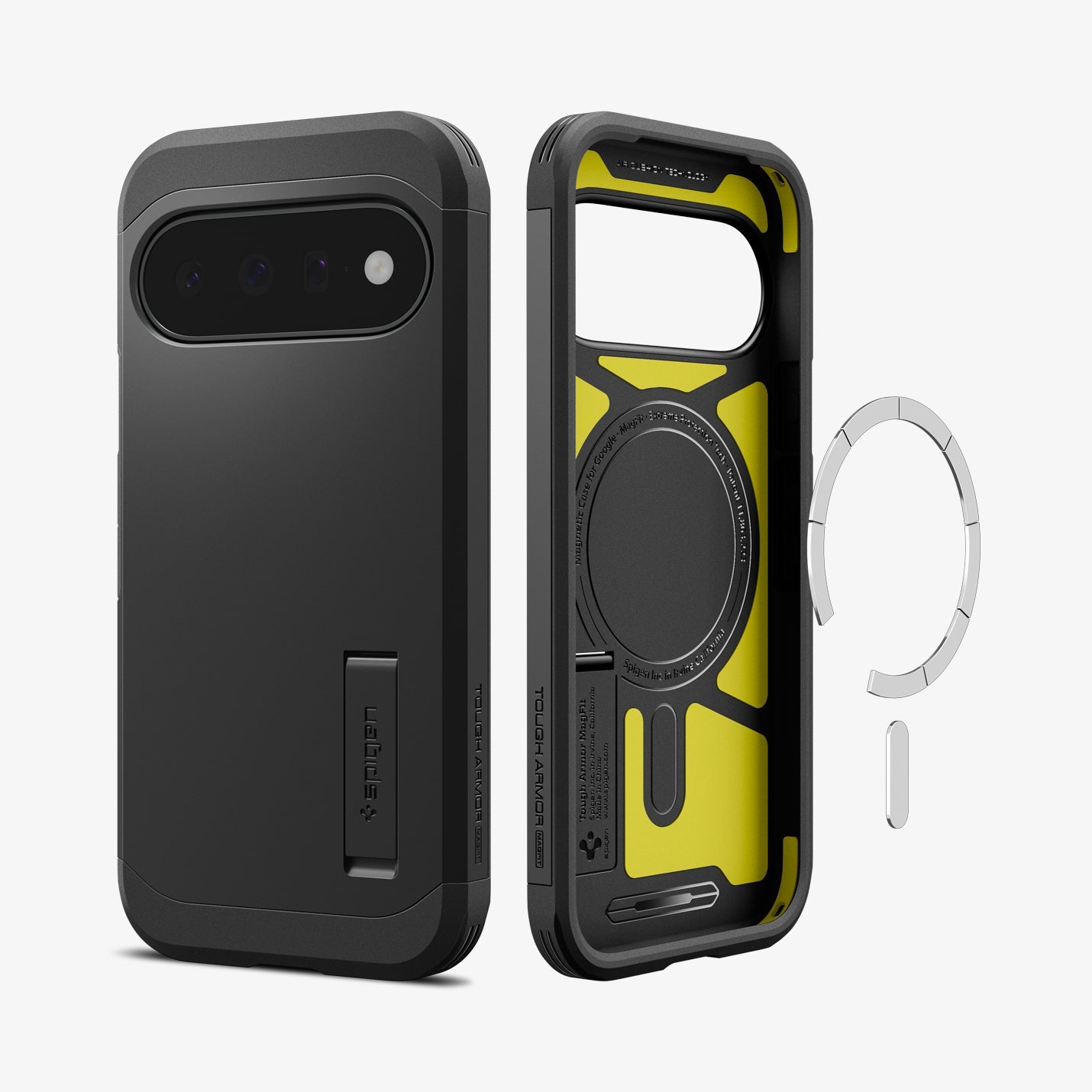 Spigen Tough Armor AI ქეისი Pixel 11 სასიამოვნო ტექსტურით