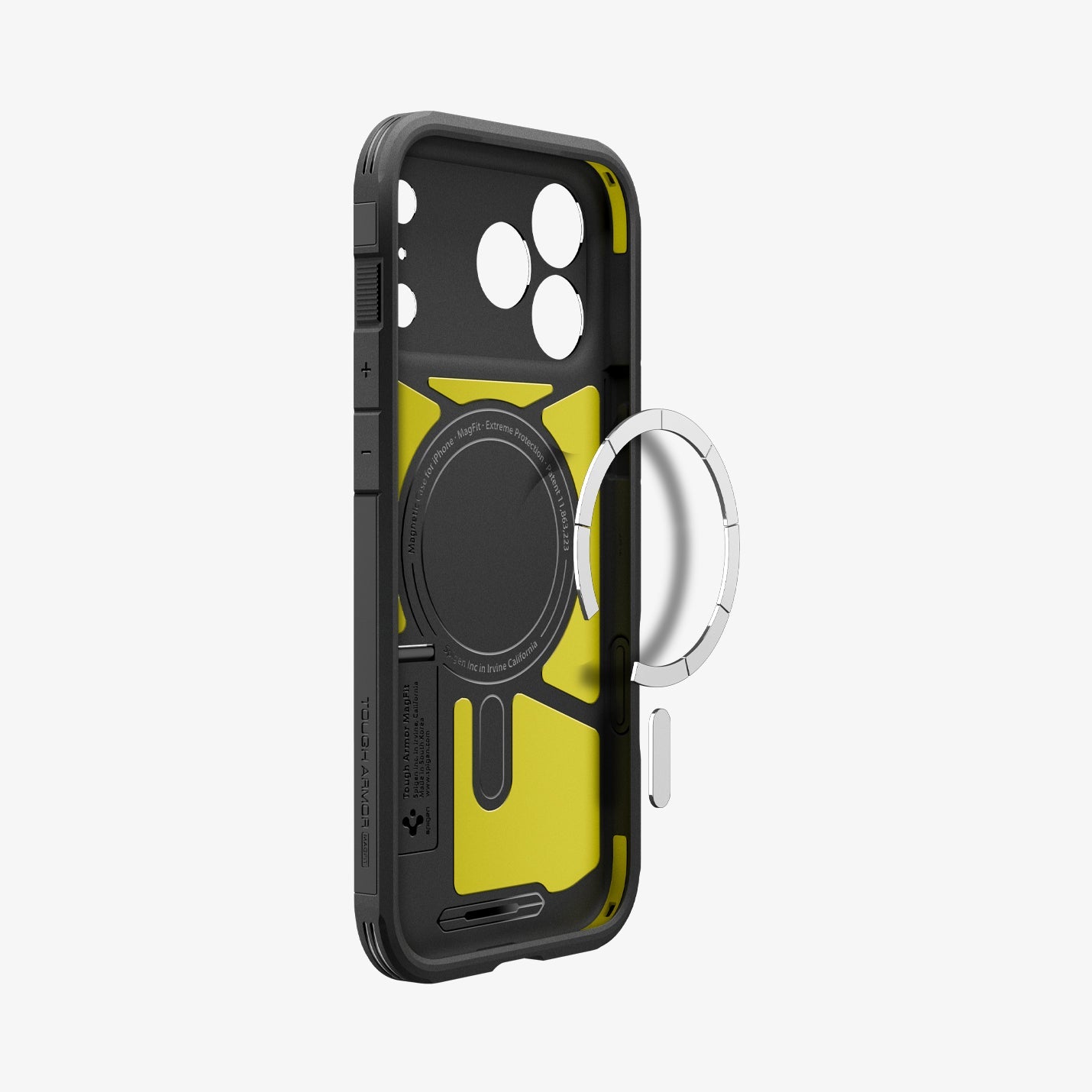 ქეისი Spigen Tough Armor "T" MagSafe iPhone 17 Pro Max – გამძლე პრემიუმ კლასის ჩასადები, კამერის სენსორის დაცვით და მაგსეიფი მხარდაჭერით.