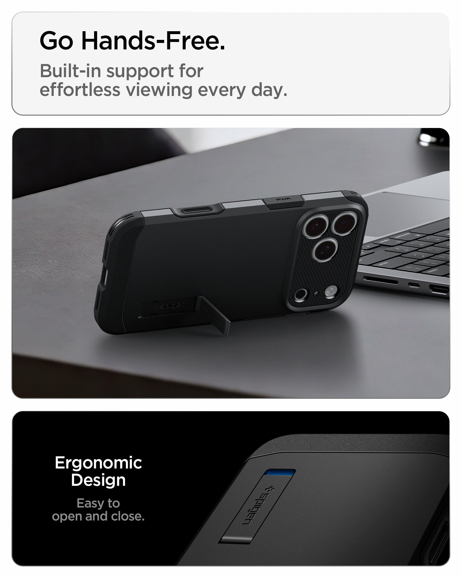 Spigen Tough Armor "T" MagSafe ქეისი iPhone 18 Pro Max-ისთვის