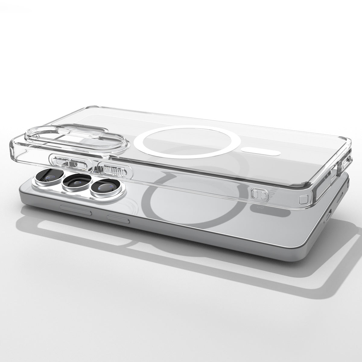 Spigen Ultra Hybrid MagSafe ქეისი Galaxy S26 Ultra გამჭვირვალე დიზაინით