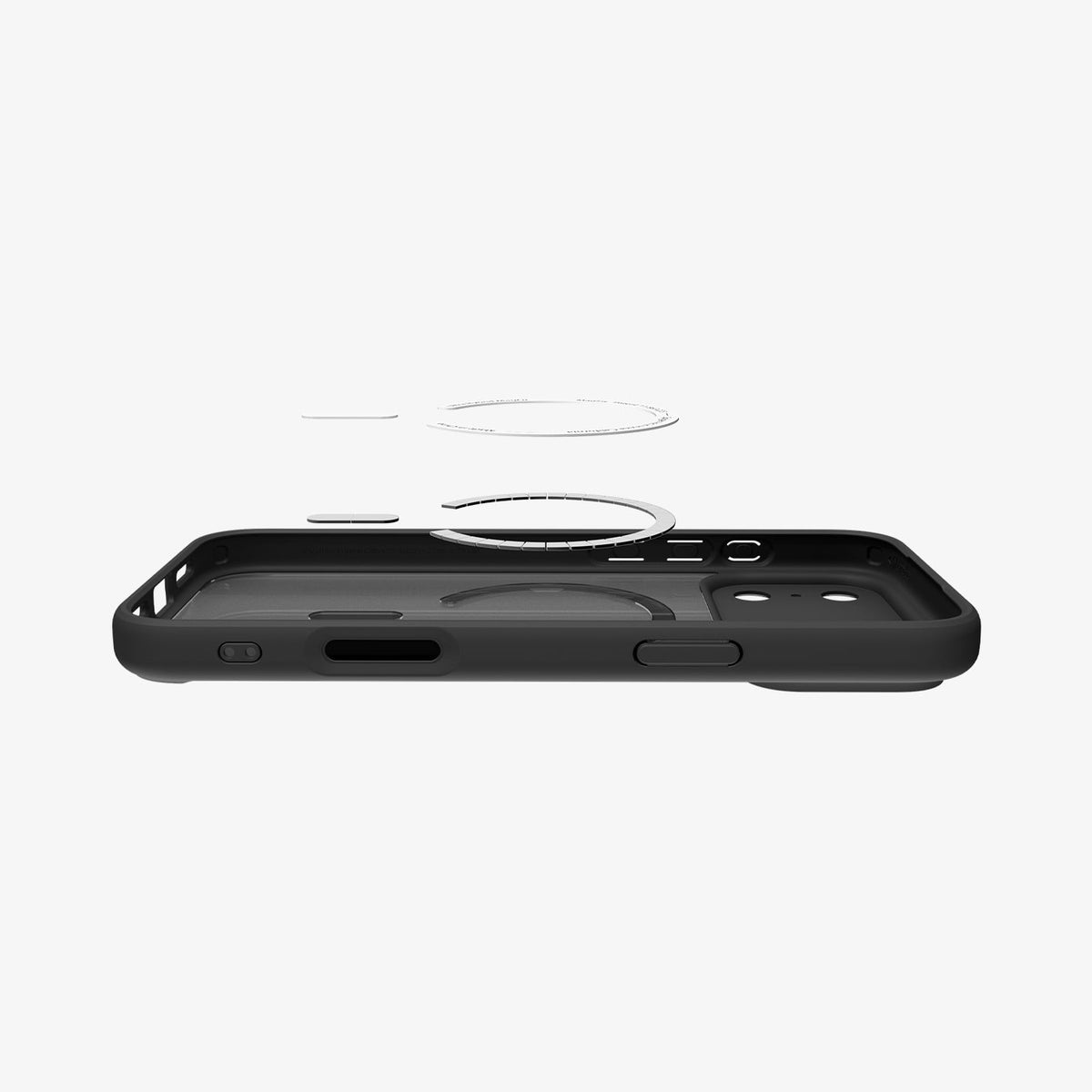 iPhone 18 Pro Max სასიამოვნო ჩასადები Spigen Ultra Hybrid გამჭვირვალე დიზაინით