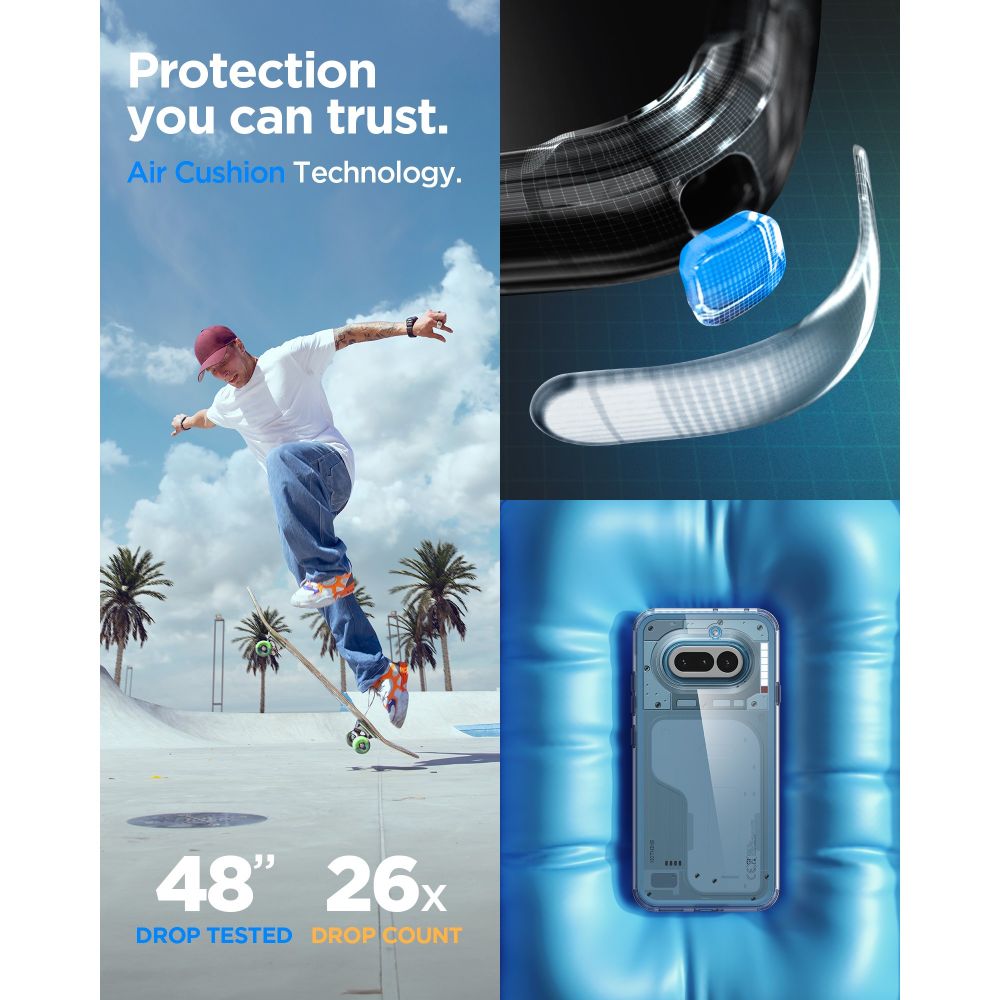 Spigen Ultra Hybrid Nothing 4A ქეისი სასიამოვნო დიზაინით
