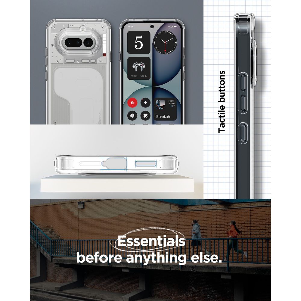 Spigen Ultra Hybrid ქეისი Nothing 4A გამჭვირვალე დიზაინით