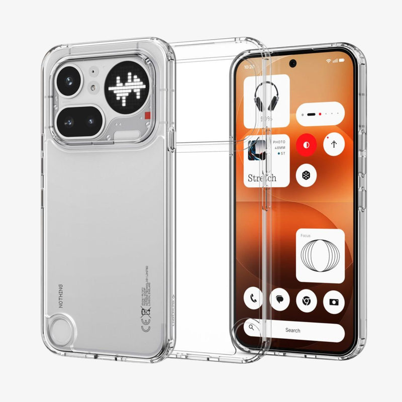 გამჭვირვალე ჩასადები Spigen Ultra Hybrid Nothing 4A Pro-ისთვის