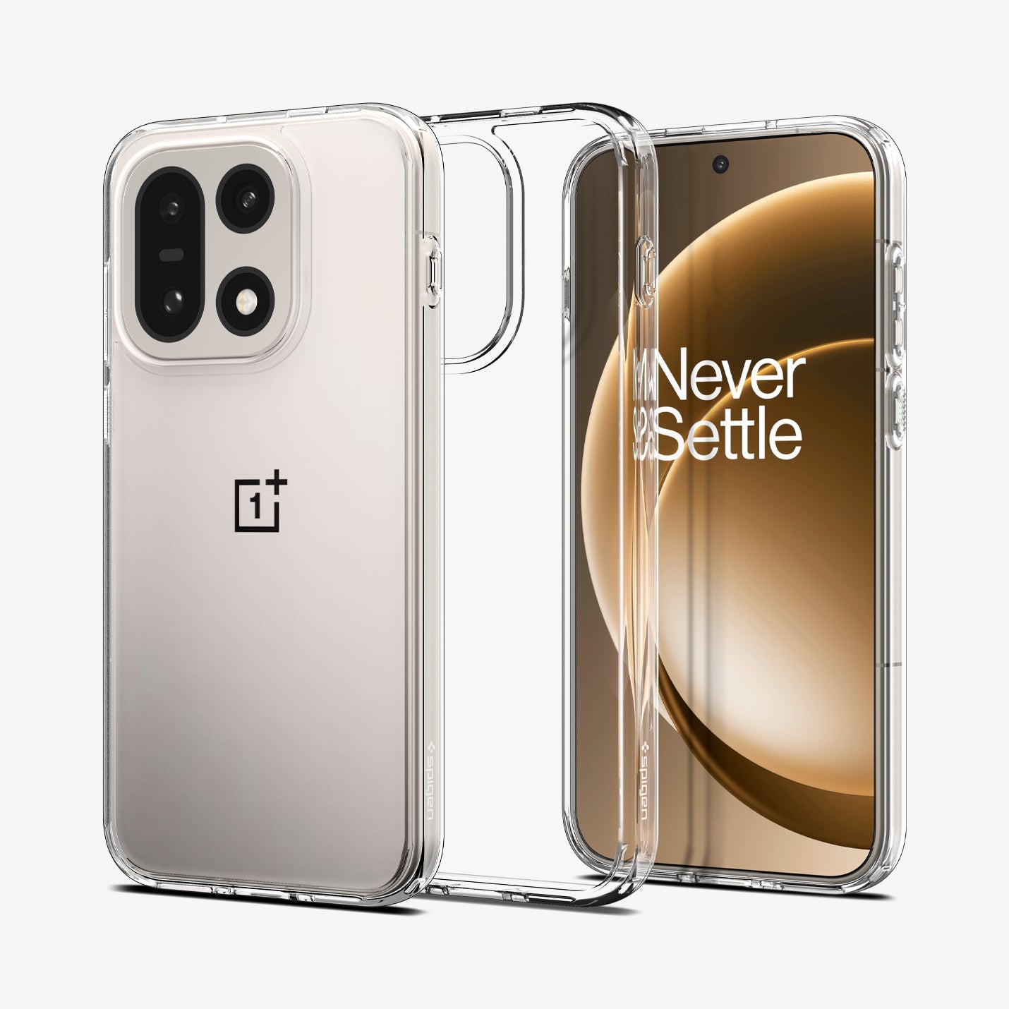 Spigen Ultra Hybrid ჩასადები ქეისი OnePlus 15-ისთვის, გამჭვირვალე ზურგით და გამძლე დამცავი ბამპერით