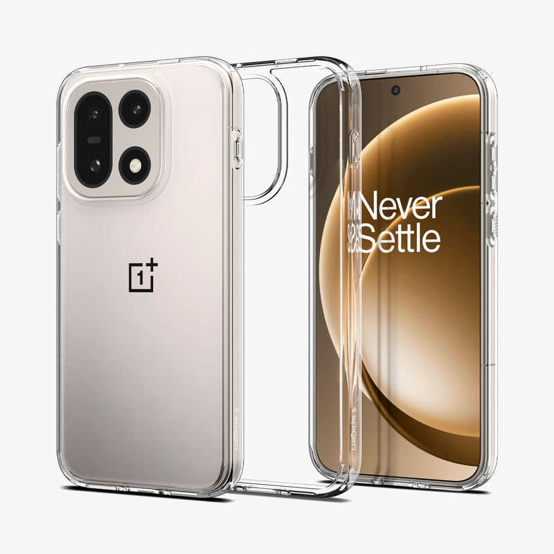 Spigen Ultra Hybrid ჩასადები ქეისი OnePlus 15-ისთვის, გამჭვირვალე ზურგით და გამძლე დამცავი ბამპერით