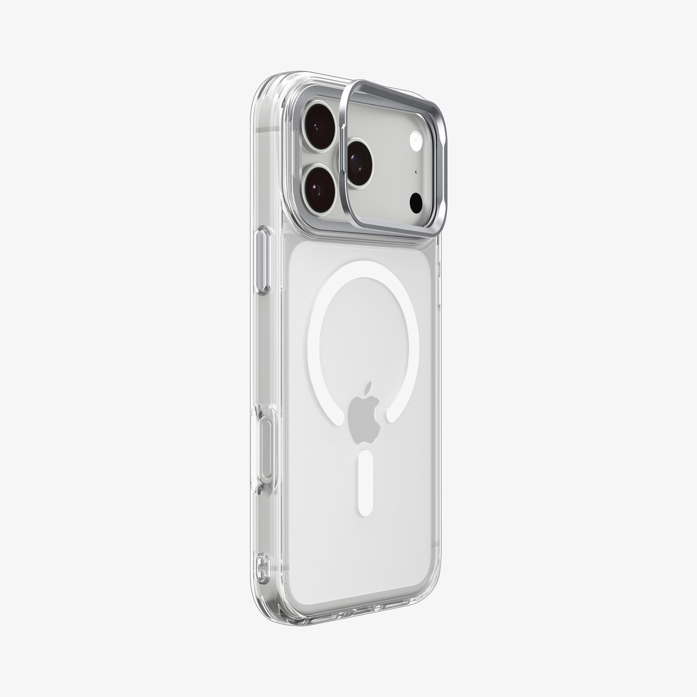 iPhone 18 Pro Max MagSafe ქეისი Spigen Optik S სადგამით