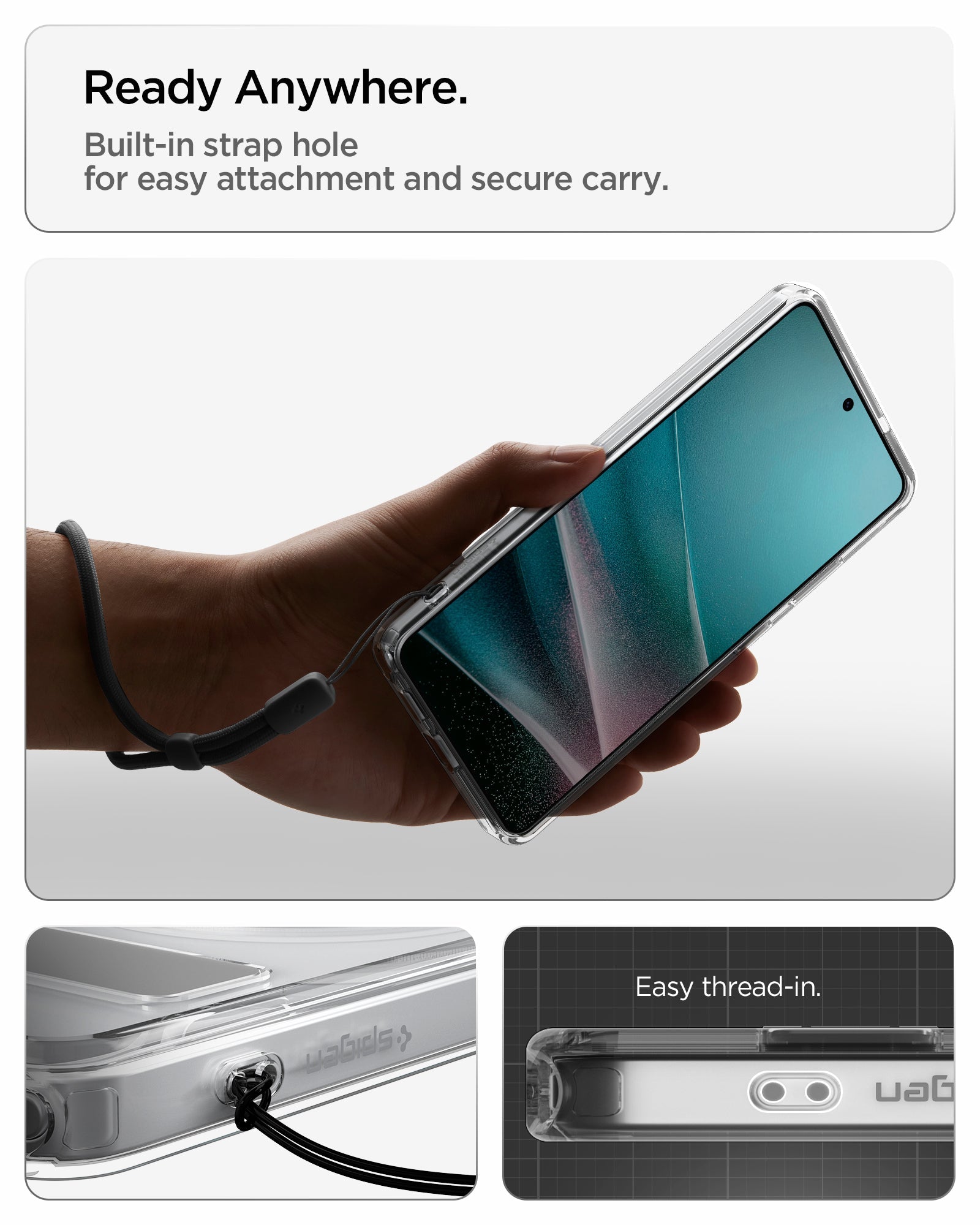 გამჭვირვალე ჩასადები Spigen Ultra Hybrid S Galaxy S26 Ultra
