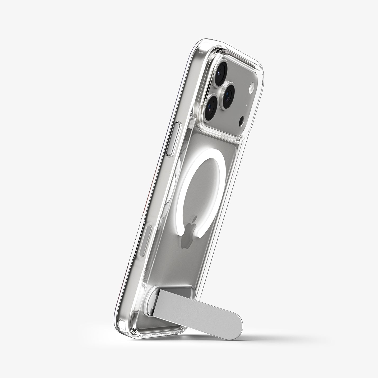 ქეისი Spigen Ultra Hybrid S MagSafe iPhone 17 Pro – გამჭვირვალე Spigen პრემიუმ ხარისხის ქეისი სადგამით და მაგსეიფის მხარდაჭერით.