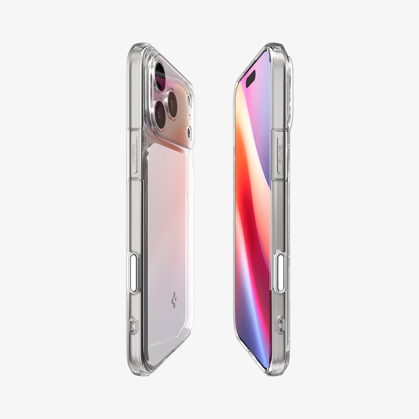 ქეისი Spigen Ultra Hybrid "T" MagSafe iPhone 17 Pro – გამჭვირვალე და მატოვი პრემიუმ კლასის Spigen ქეისი, კამერის ღილაკის დაცვით და მაგსეიფი მხარდაჭერით.